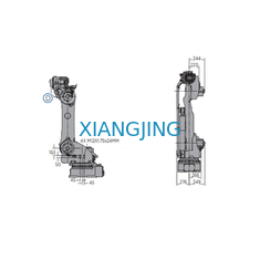 Cánh tay robot Yaskawa 6 trục được sử dụng với tải trọng kẹp cho robot công nghiệp 180kg