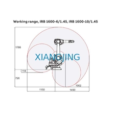 Máy đóng gói đã qua sử dụng IRB 1600 với cánh tay robot công nghiệp 6 trục để đóng gói