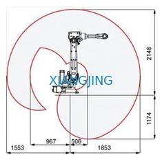 Máy xử lý vật liệu robot công nghiệp ABB đã qua sử dụng ABB IRB 2600ID 6 trục máy hình người