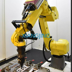 Robot hàn tự động M-10iD và robot công nghiệp 6 trục để hàn laser sợi quang với máy hàn OTC hàn P500L