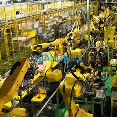 Robot hàn tự động M-10iD và robot công nghiệp 6 trục để hàn laser sợi quang với máy hàn OTC hàn P500L