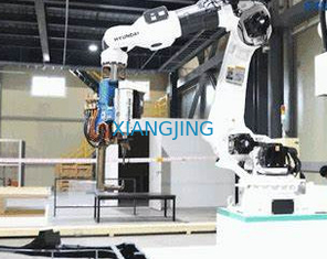 Cánh tay robot hàn Bộ điều khiển công nghiệp 6 trục Hyundai HH10L Robot hàn có máy hàn và mỏ hàn