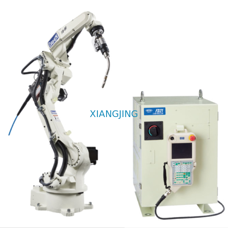 Cánh tay robot được sử dụng công nghiệp 6 trục Robot hàn Tig với mỏ hàn Otc