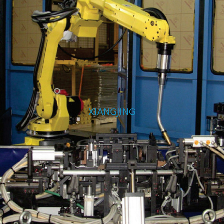 Robot hàn tự động M-10iD và robot công nghiệp 6 trục để hàn laser sợi quang với máy hàn OTC hàn P500L