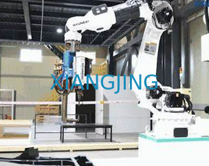 Cánh tay robot hàn Bộ điều khiển công nghiệp 6 trục Hyundai HH10L Robot hàn có máy hàn và mỏ hàn